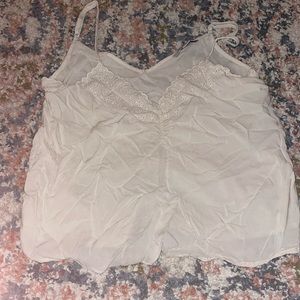 Tan American eagle tank top